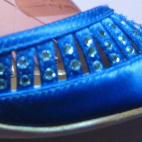 Nina Dyeable Shoes Sz: 7.5B in Royal Blue - Picture 6 of 8